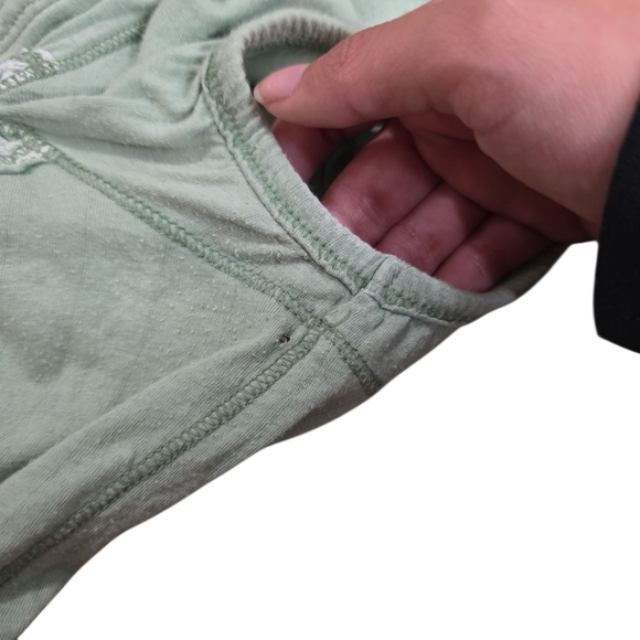 Abercrombie Vintage Green Babydoll Highly Souvht After Top - Picture 6 of 6